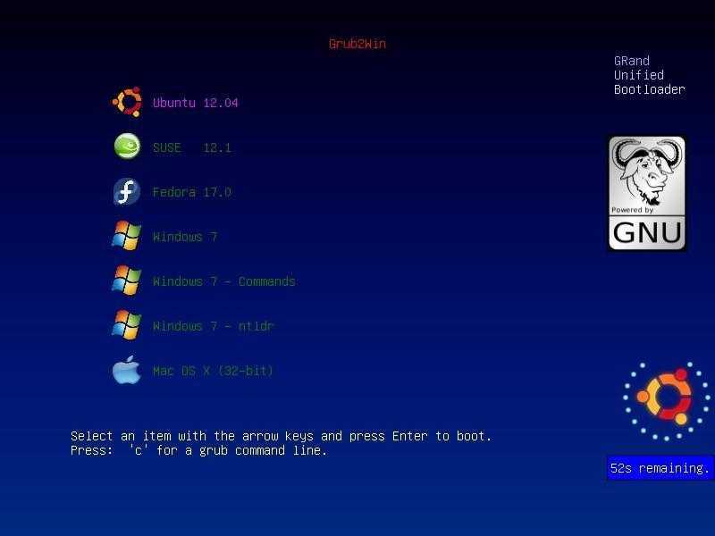 Grub2 vs grub4dos - справочная система puppyrus linux