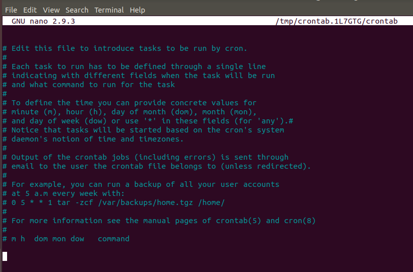 Crontab пользователя. Logs Cron Linux пример. Как сохранить crontab -e.