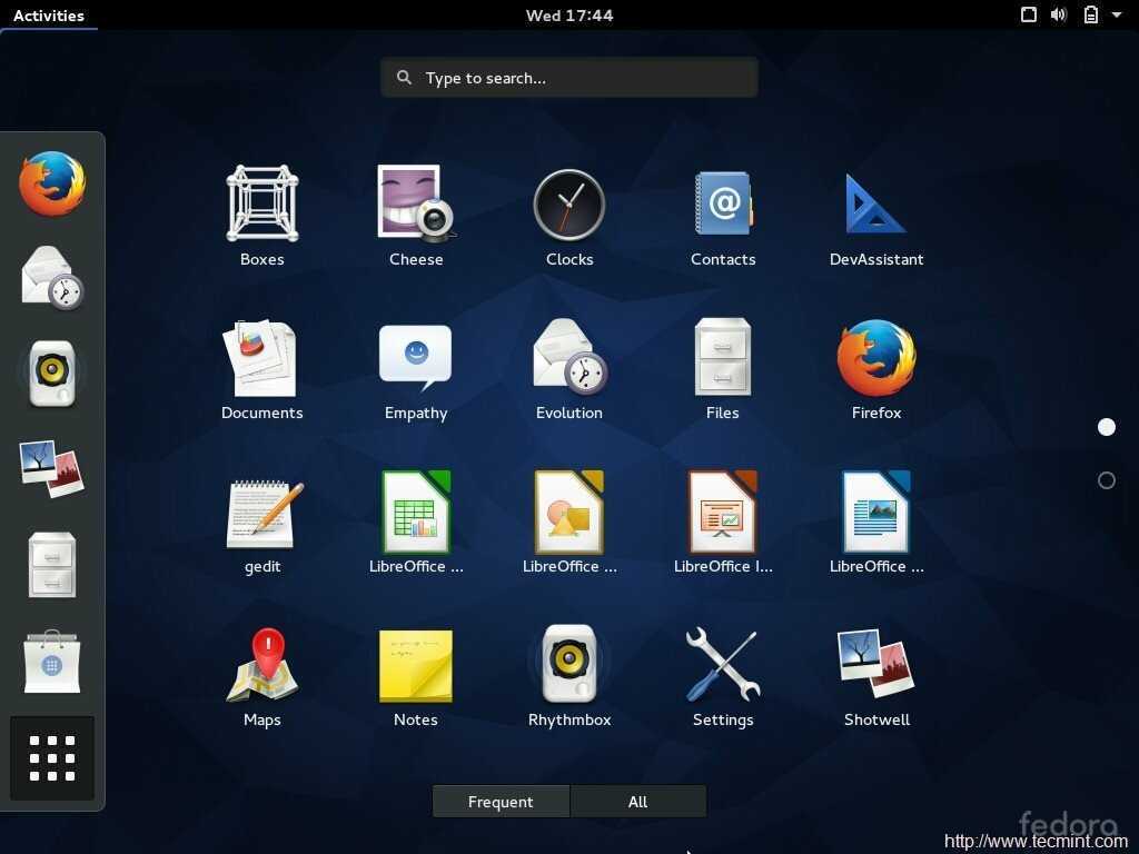 Установка fedora 25 - losst