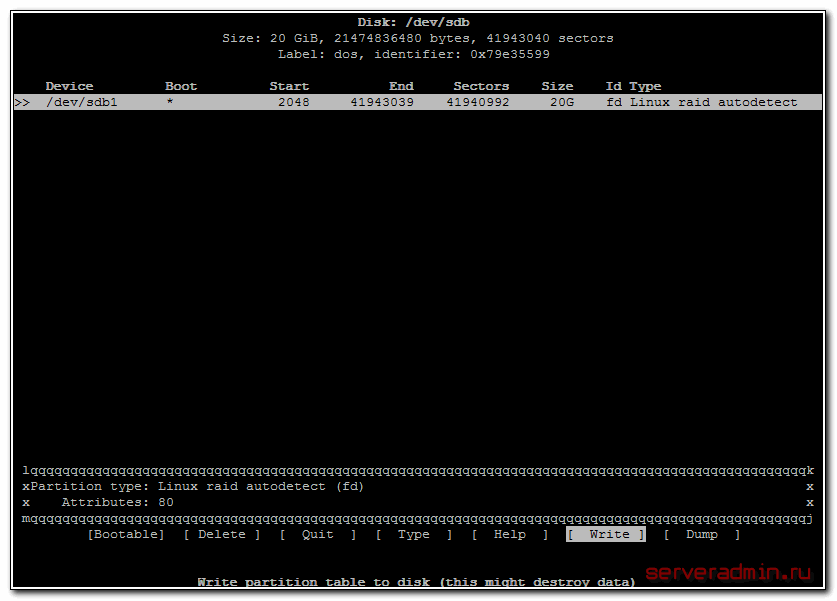 Dev disk