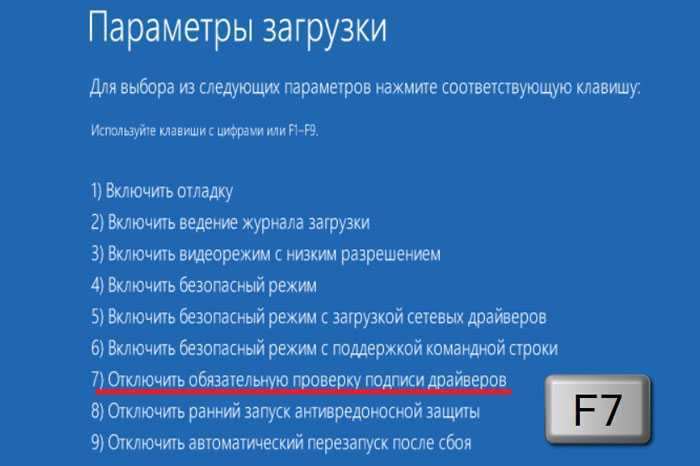 Отключение проверки. Параметры загрузки для выбора из следующих параметров. Отключение проверки подписи драйверов Windows 8.1. Как отключить проверку подписи драйверов на Windows 8.1. Комбинация на ПК для перезагрузки драйверов.