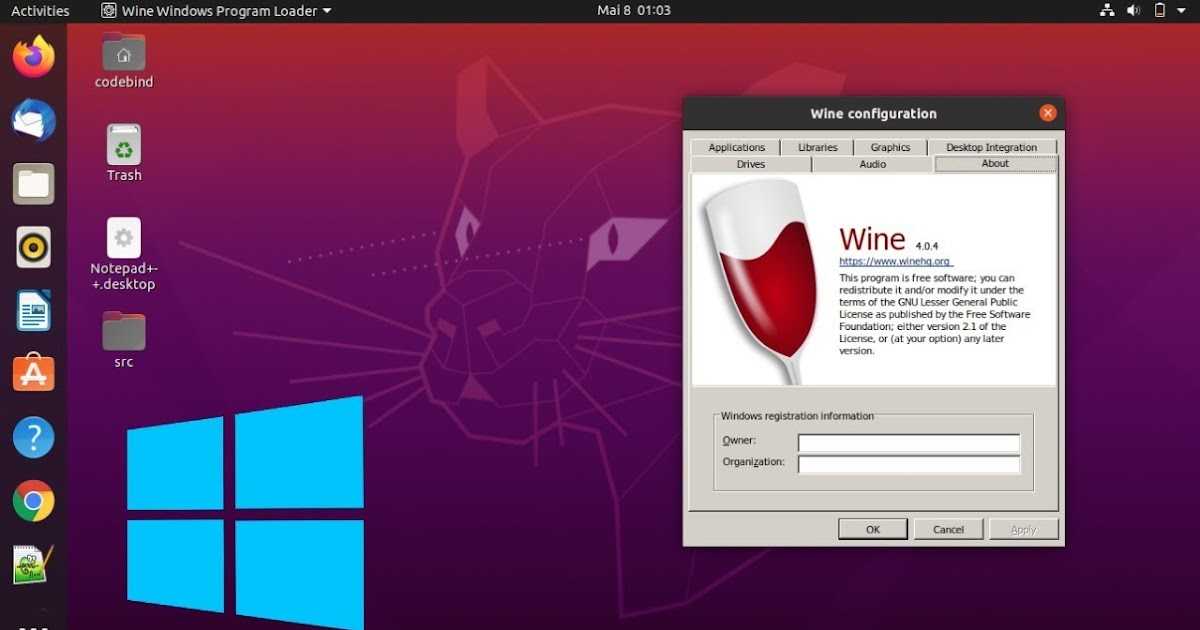 Установка последней версии wine в ubuntu linux (инструкция)