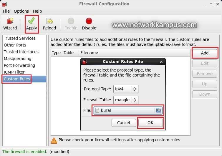 Основная работа c межсетевым экраном Netfilter с помощью утилиты iptables состоит в удалении неверных или неиспользуемых правил и добавлении в цепочки