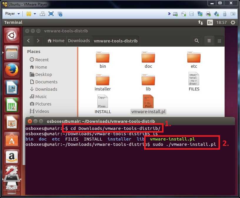 Установка гостевых дополнений virtualbox