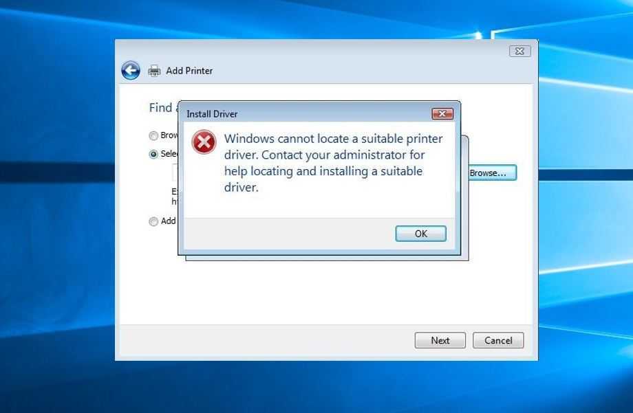 Не виден сетевой принтер. Ошибка драйвера. Ошибка подключения принтера. Ошибка драйвера на ПК. Ошибка при установке драйвера.