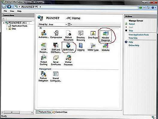 Установка и конфигурирование iis