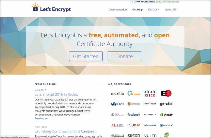 Let's encrypt и nginx: настройка в debian и ubuntu