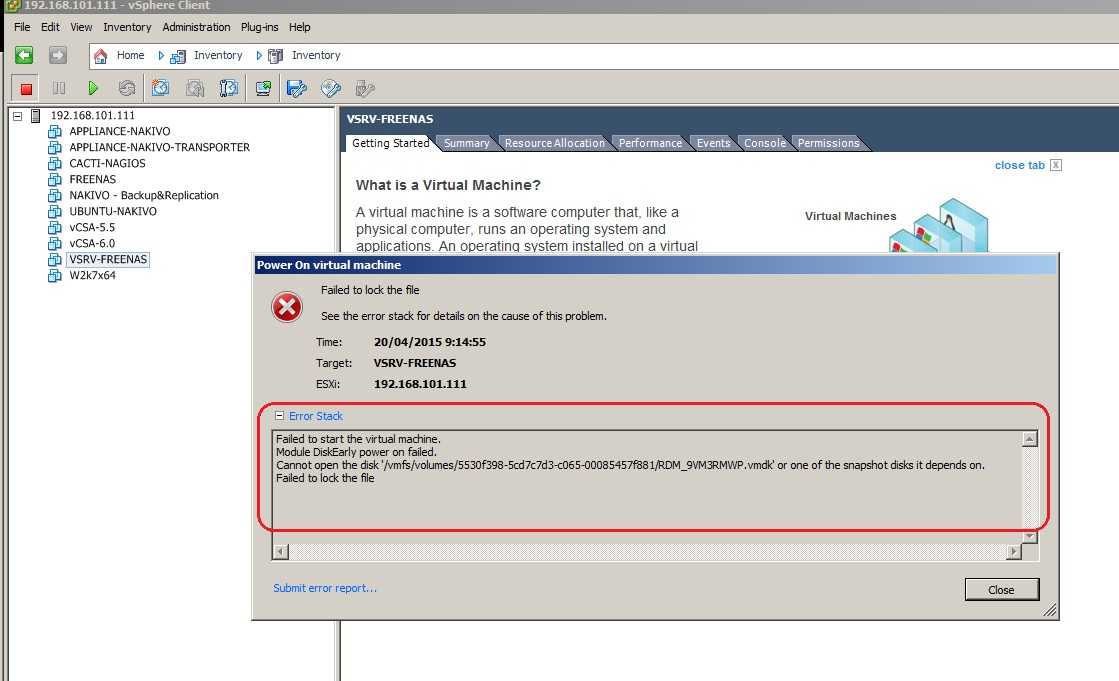 Vmware esxi error no space left on device installing nsx-t components