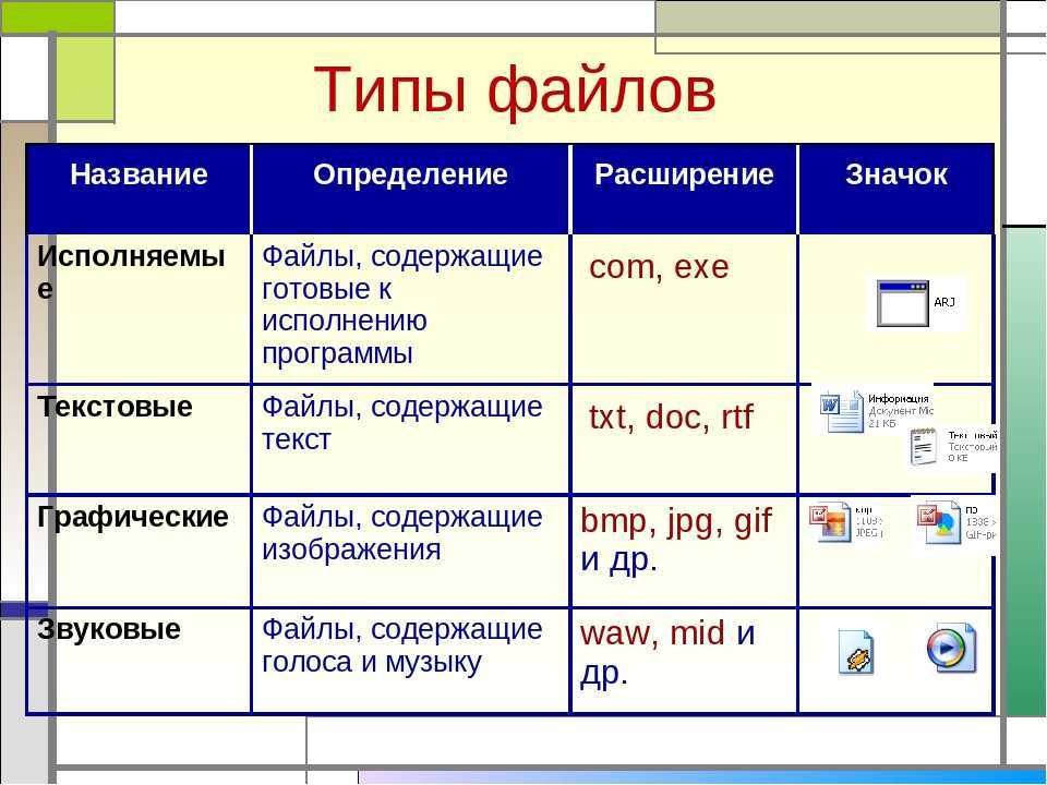 Программу 1 и 2 покажи. Название файла пример. Название файлов в компьютере. Виды файлов. Формат документа в информатике это.