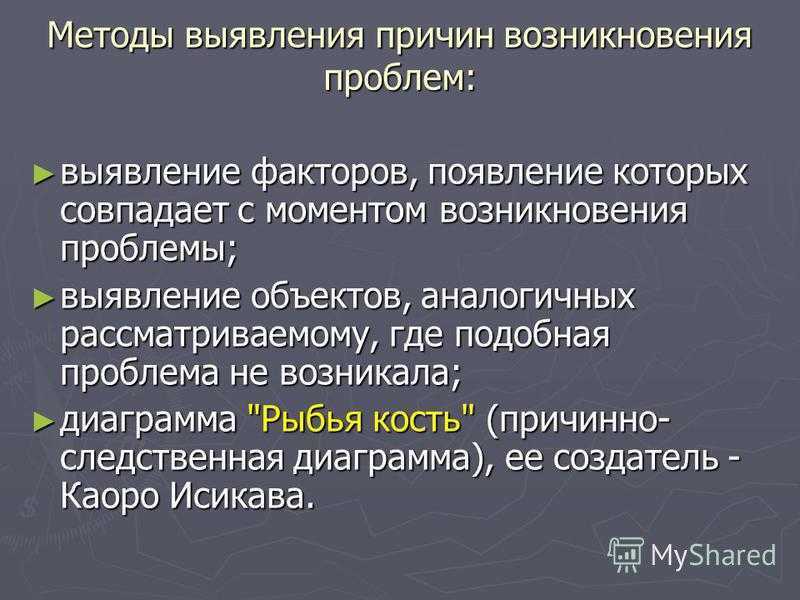 Технология выявления