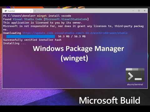 Менеджер пакетов packagemanagement windows 10
