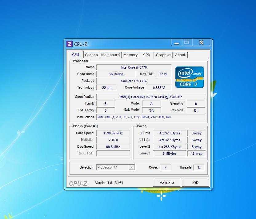 Инструкция как пользоваться программой cpu-z