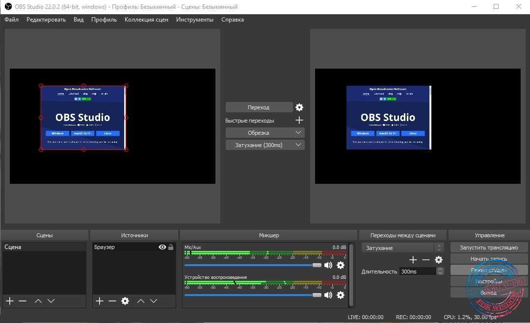 Презентация obs studio