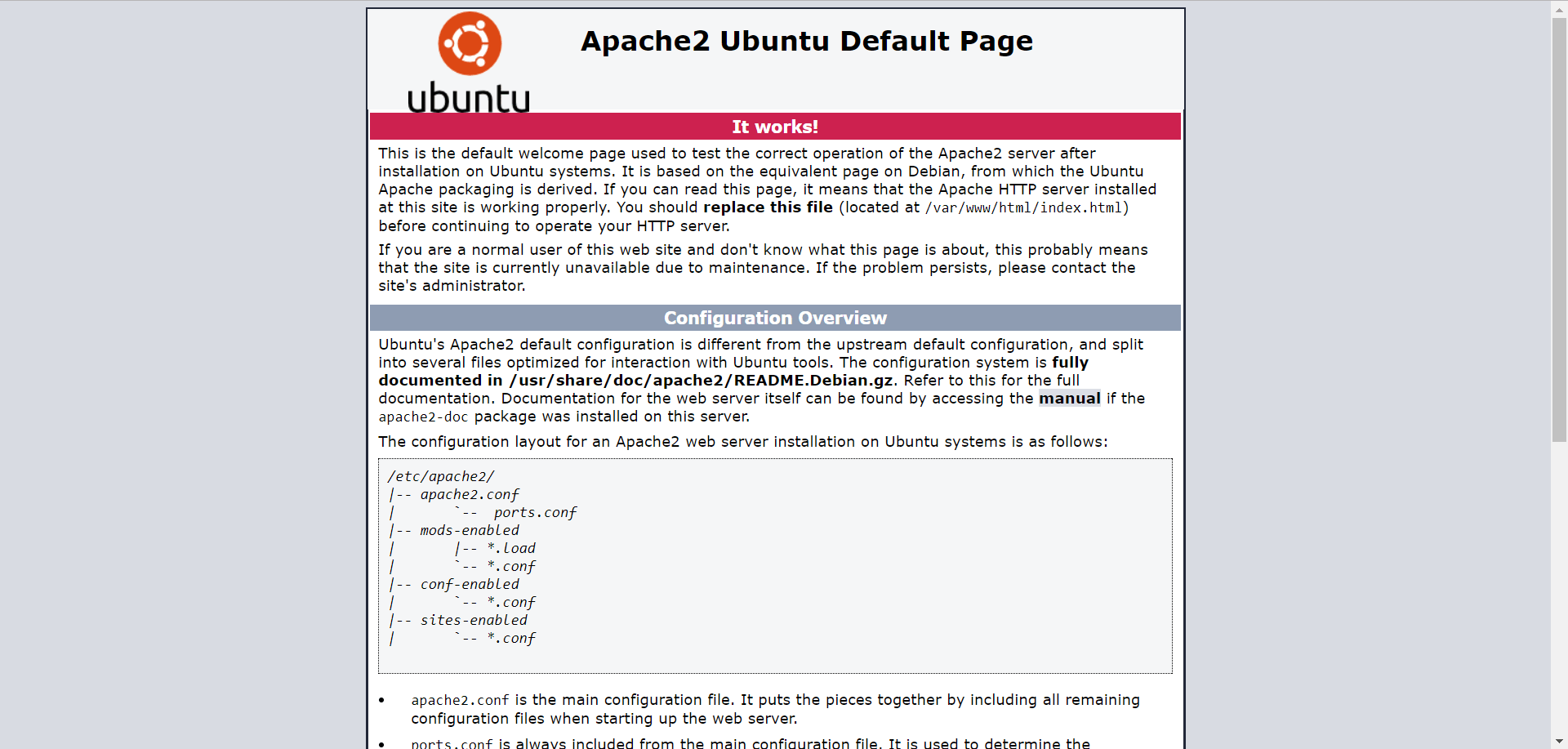 Main config. Apache2 каталоги и их Назначение. Apache software License.